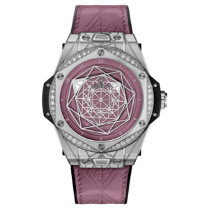 Hublot Big Bang One Click Sang Bleu Steel Pink Diamonds 39mm