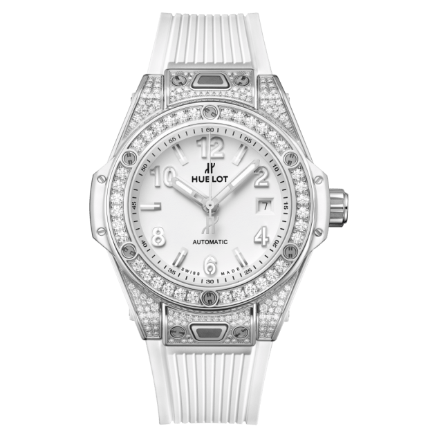 Hublot Big Bang One Click Steel White Pave 33mm